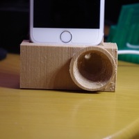 Small iPhone 6/6s Speaker Dock  3D Printing 63717