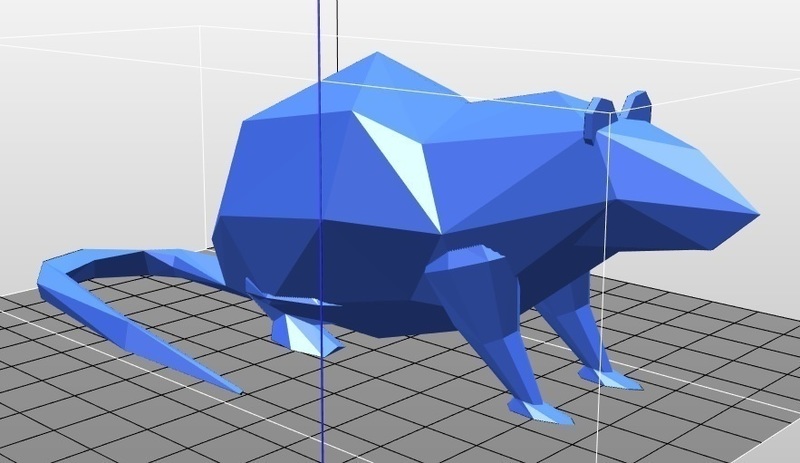 Low Poly Rat
