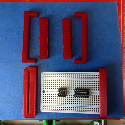 Adafruit protoboard holder 3D Print 64013