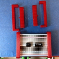Small Adafruit Protoboard bracket 3D Printing 64014