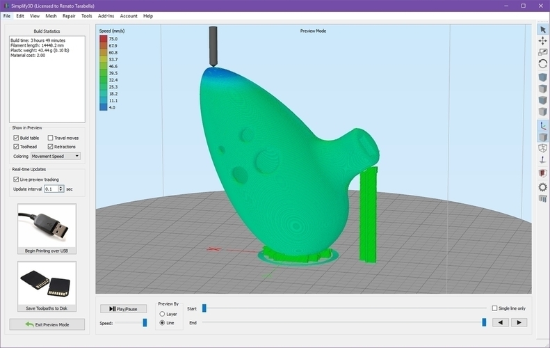 Working Ocarina 3D Print 64019