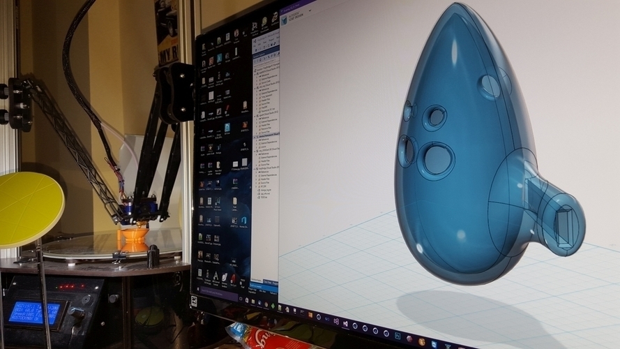 Working Ocarina 3D Print 64020