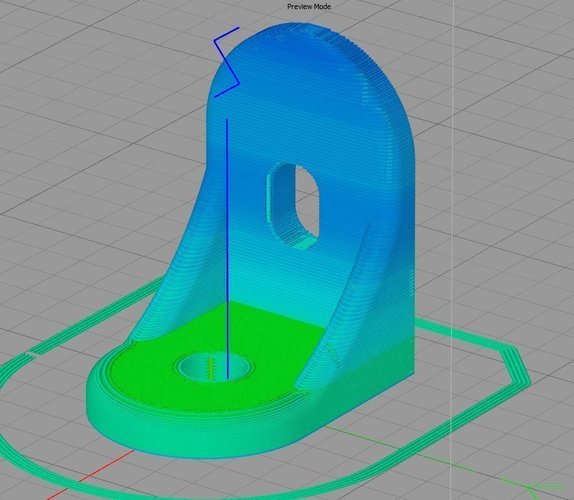Glass Holder for an exhibitor refrigerator  3D Print 64023