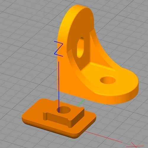 Glass Holder for an exhibitor refrigerator  3D Print 64024