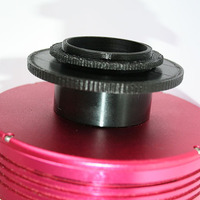 T2 Male-Male Thread Adapter with adjustment ring - Thumbnail 2