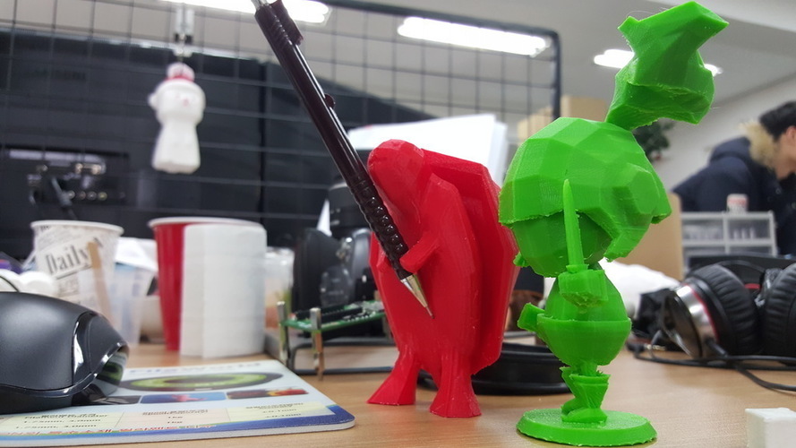Pencil Holding Turtle 3D Print 64070