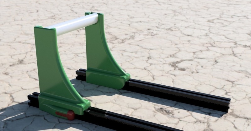 Lulzbot Taz 4 or 5 top Filament spool holder Solid version