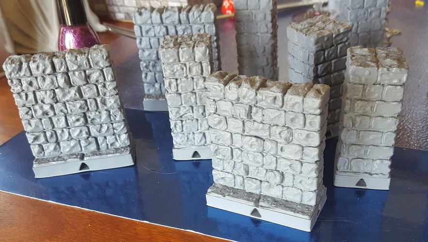 Tile connectors for 3D dungeons 3D Print 64118