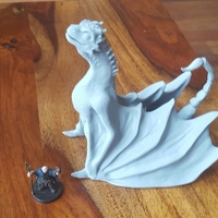 Small Pseudo-Dragon 1:1 scale(?) 3D Printing 64120