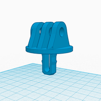 Gopro accesory adapter front for F1 RC  - Thumbnail 4