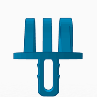 Gopro accesory adapter front for F1 RC  - Thumbnail 5