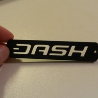 Small Dash Cryptocurrency keyring 3D Printing 64320
