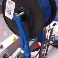 Small Spool Holder for 6mm frame 3D Printing 64473