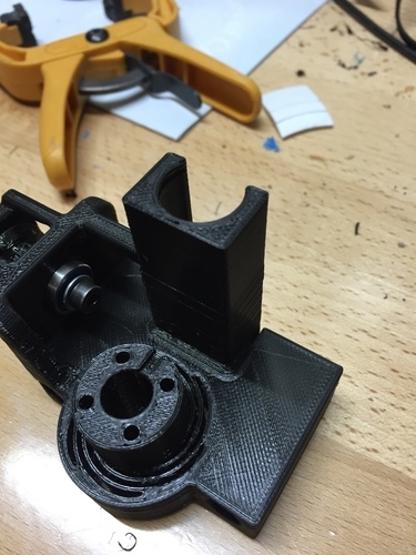 Prusa X axis end brackets with flanged nut for TR8 3D Print 64504