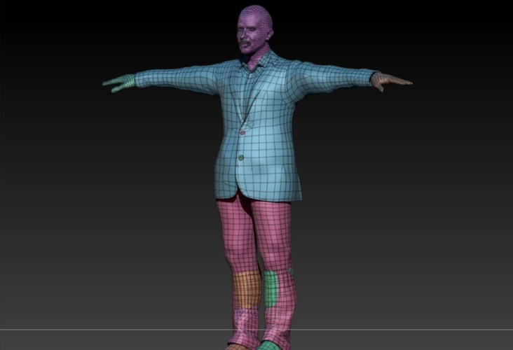 Zombie in a Suit 3D Print 64512