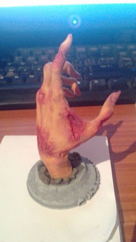 Zombie Hand 3D Print 64589