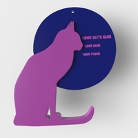 Cat Tag and Cat Necklaces - Thumbnail 1