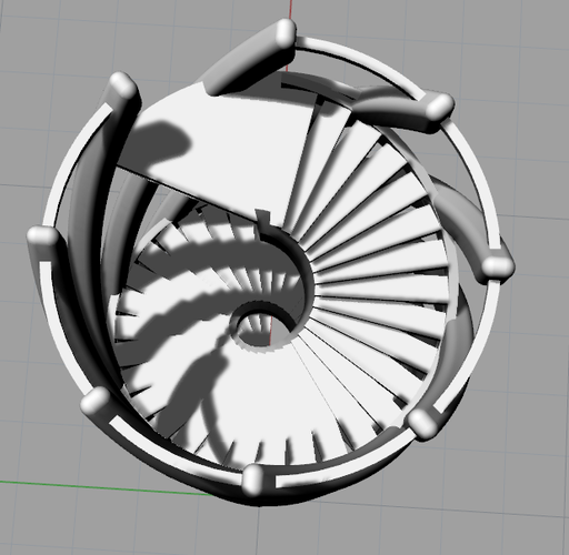 Spiral Staircase 3D Print 64845