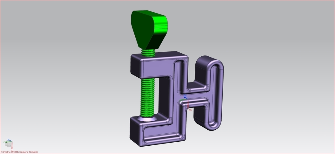 G clamp hook 3D Print 64919