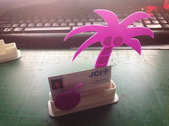 Business Card Holder Reconstructed 3D Print 64954