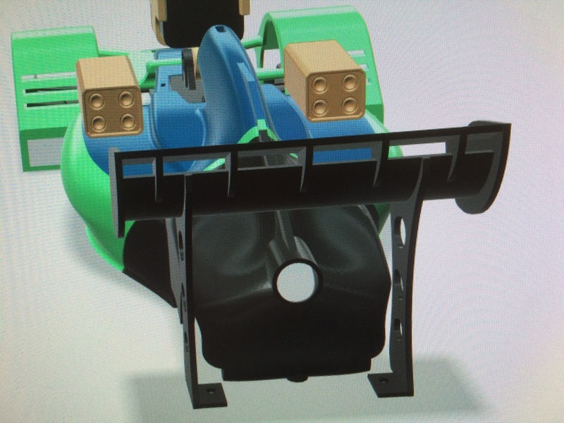 open rc f1 rear spoilers - Pinshape