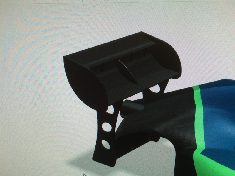 open rc f1 rear spoilers - Pinshape