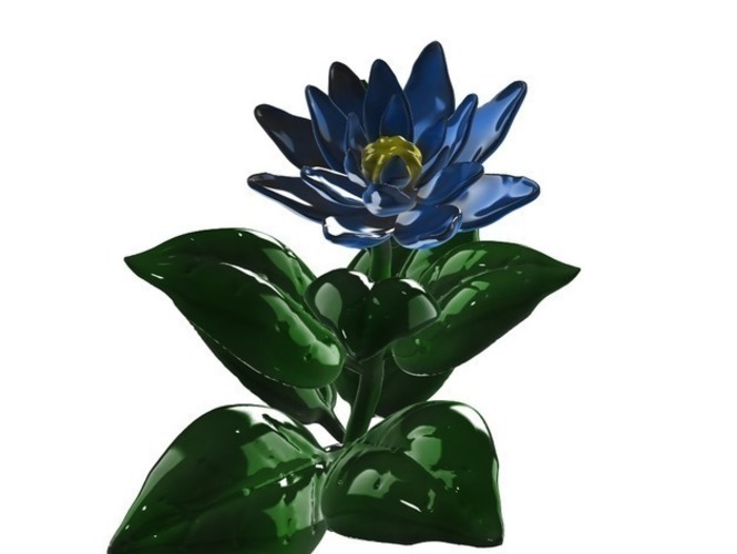Lotos Flower 3D Print 65042