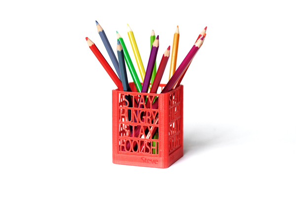 Steve Jobs Quote Desktop Organizer