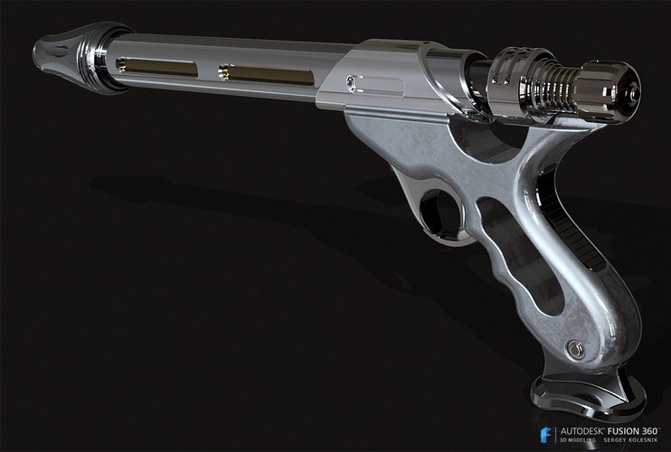 WESTAR-34 blaster pistol 3D Print 65072