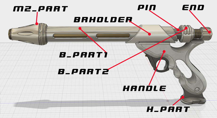 WESTAR-34 blaster pistol 3D Print 65073
