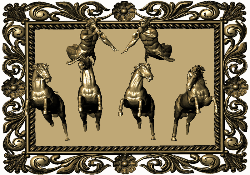 frame-horse-3D