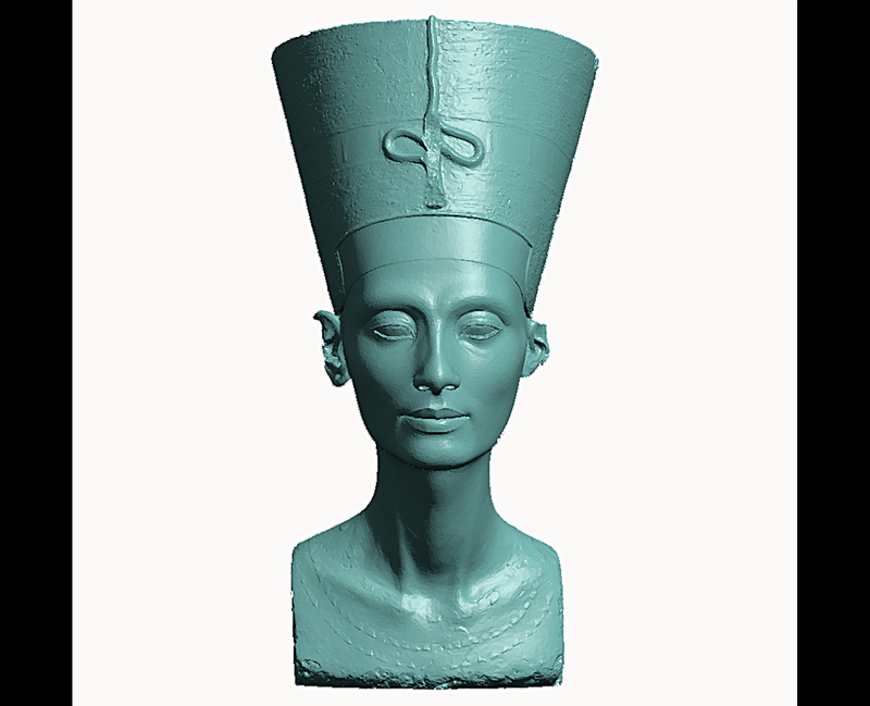 Bust of Nefertiti-Real 3d scan 