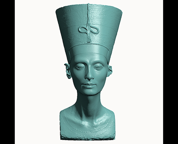 Bust of Nefertiti-Real 3d scan 