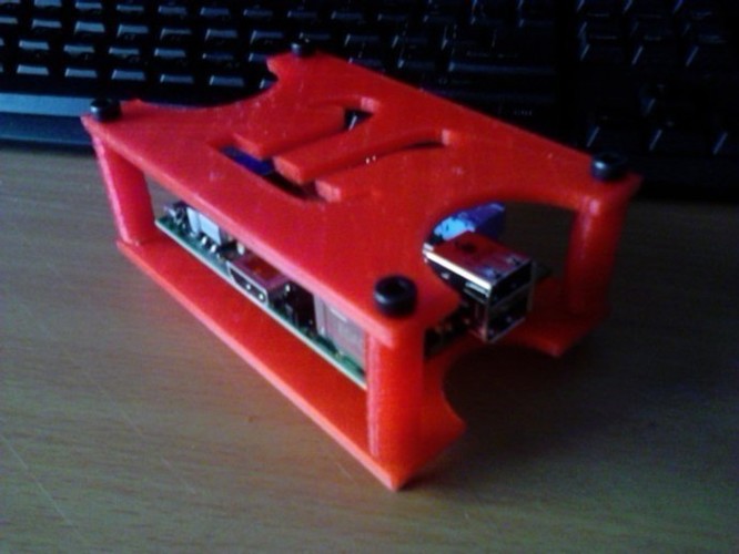 Raspbery Pi cluster Rack 3D Print 65130