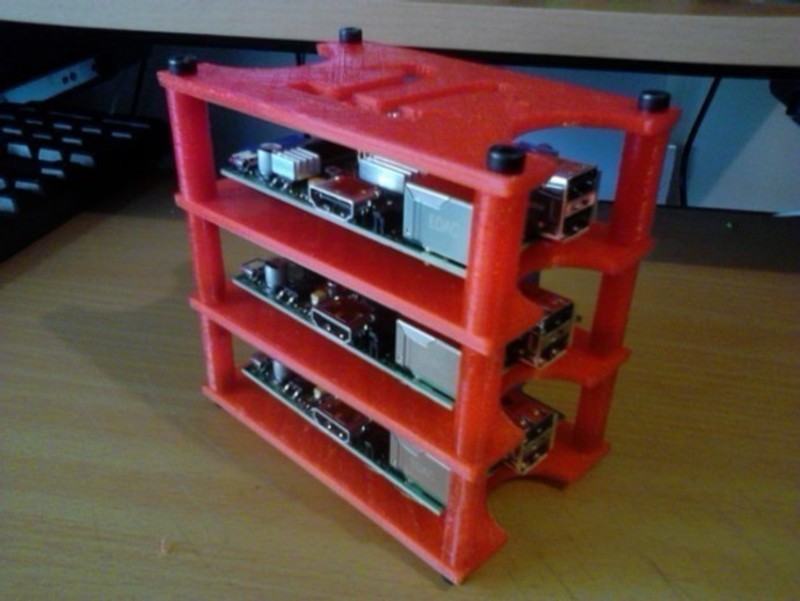 Raspbery Pi cluster Rack