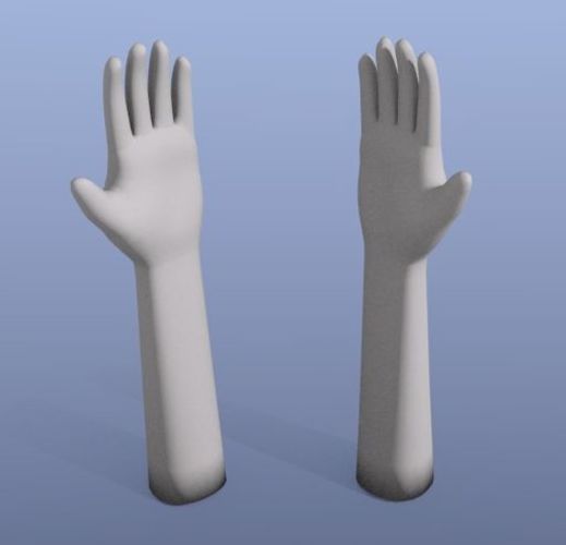 Doll's arms (first try) 3D Print 65146