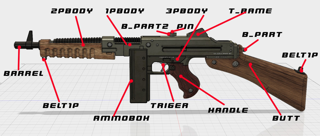 Wolfenstein: The New Order SMG 3D Print 65160