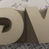 VG (Very Good) Initials Stamp Piece - Thumbnail 1