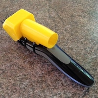 Small Hair Clipper Vacuum Attachment 3D Printing 65187