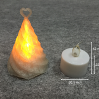 Decoration of LED candle - Thumbnail 1