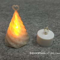 Decoration of LED candle - Thumbnail 2