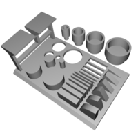 Small 3D Brooklyn Printer Calibration Kit  3D Printing 65253