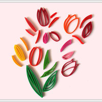 Quilling "Tulips". - Thumbnail 2