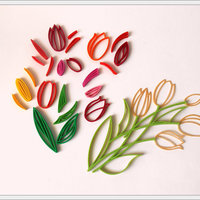 Quilling "Tulips". - Thumbnail 4