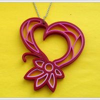 Quilling heart. - Thumbnail 3