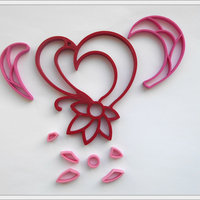 Quilling heart. - Thumbnail 5