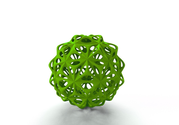 Openwork Sphere 3D Print 65366