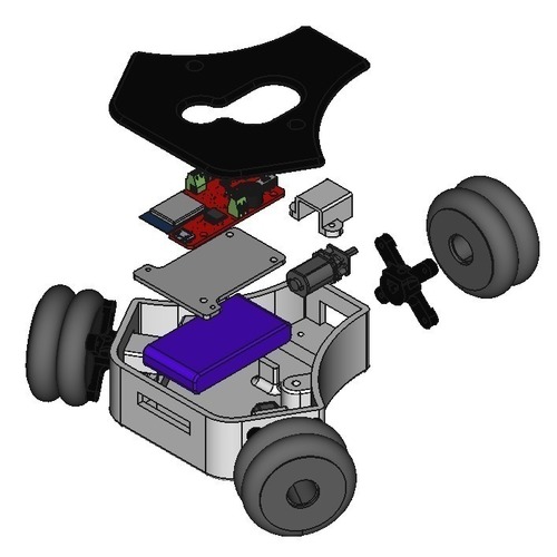 Mini Loki - Omnidirectional robotic platform 3D Print 65373
