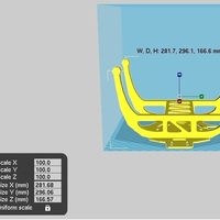 Small DJI F550 Landing Gear 3D Printing 65440
