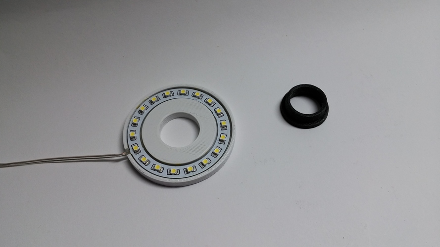 SJCAM LED Ring Holder 3D Print 65538